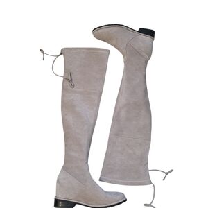 Elegant Tan Over-the-Knee Boots